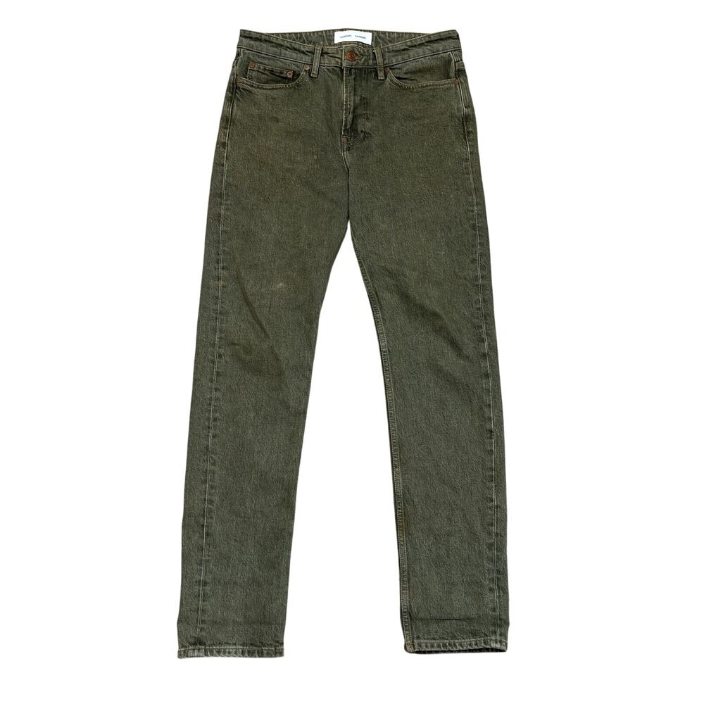 Samsoe Samsoe Rory Regular Fit Straight Leg Jeans in Grass Men's 28x31
